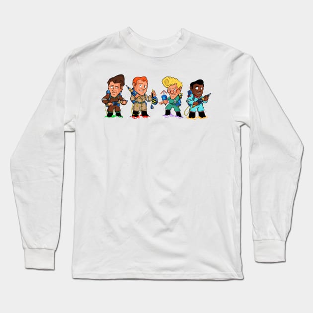 The Real Ghostbusters Long Sleeve T-Shirt by Jetnder